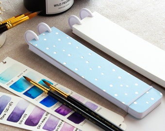 Watercolor Paper Palette: Handmade Travel Sketchbook, 250gsm Cotton Paper