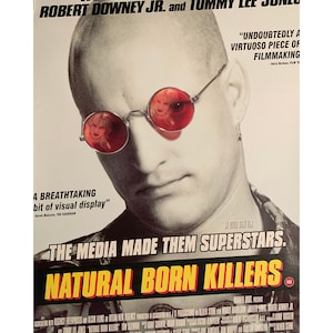 NATURAL BORN KILLERS 1990 Vintage Movie Poster