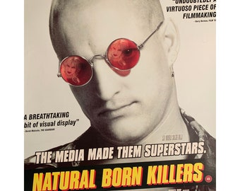 NATURAL BORN KILLERS 1990 Vintage Movie Poster