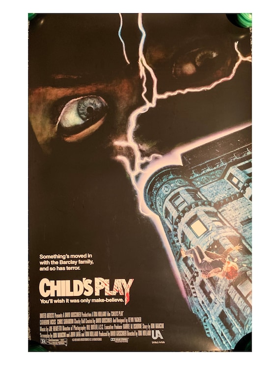 CHUCKY 00S CHILD'S PLAY Vintage Horror Movie Poster - Etsy