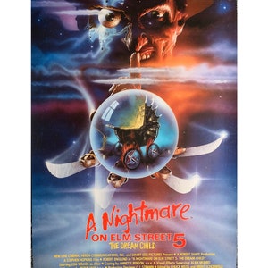 FREDDY 00s Nightmare On Elm Street Vintage Horror Movie Poster
