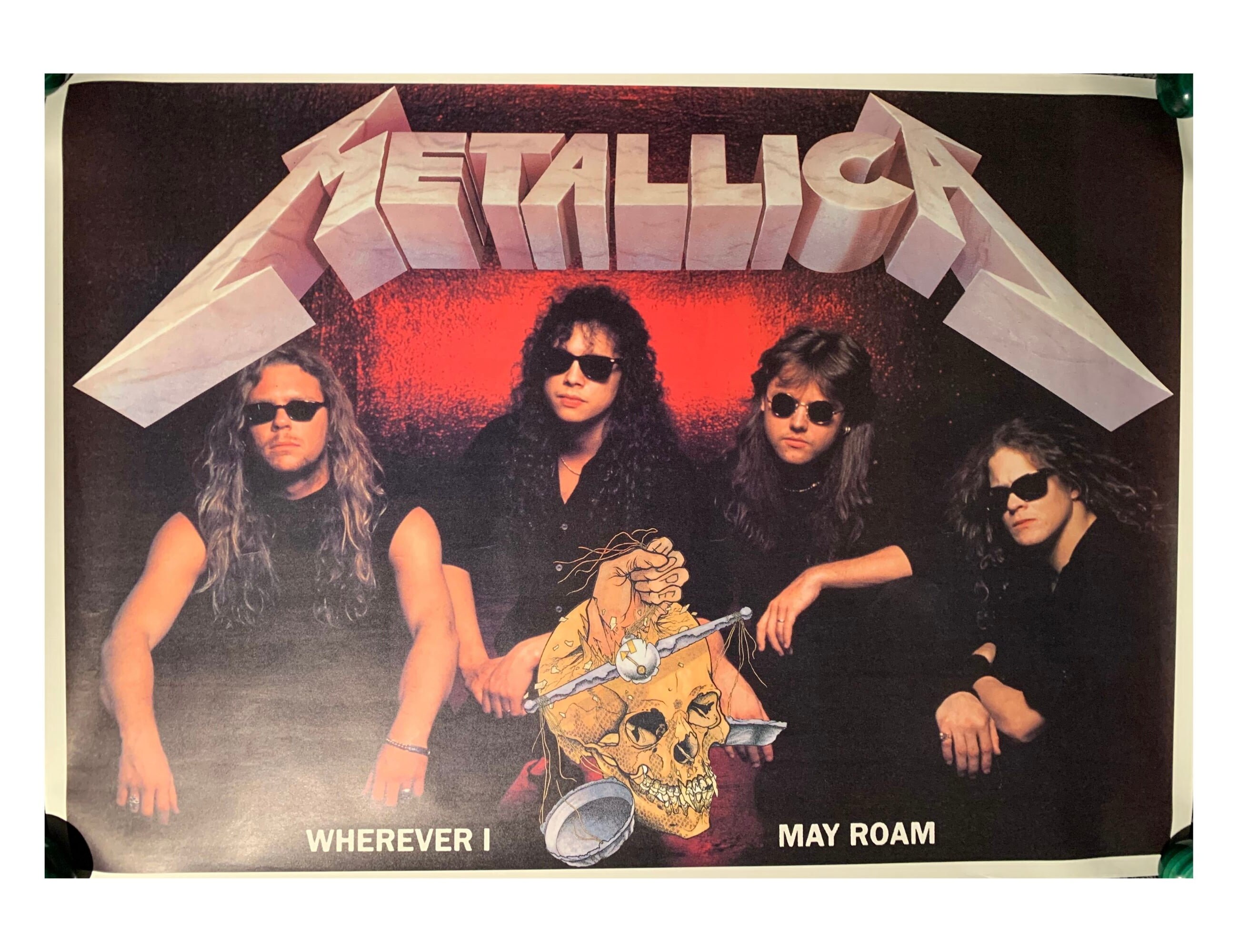 METALLICA 90s Vintage Music Band Poster - Etsy