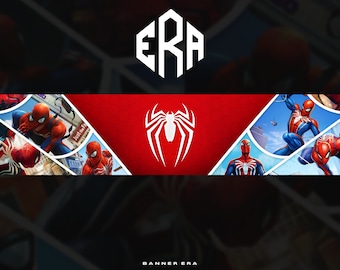 Youtube Banner template - Marvel's Spider-Man