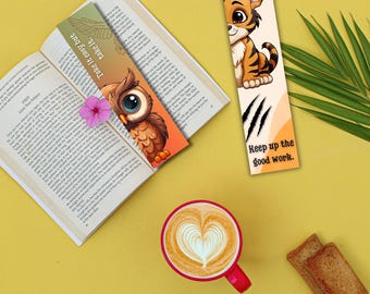 Bookmarks Animals| Animal Bookmarks Printable| Cute Animals Bookmark Set| Animal cards for kids| Animals Digital Bookmarks|
