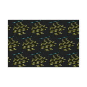 Star Wars Lasagna Recipe Gift Wrap: Foodie Present