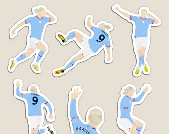 Erling Haaland for Manchester City 2022/23 Stickers/Decals or Magnets