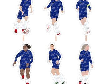 Chelsea Women Cake Toppers Pick 'n' Mix