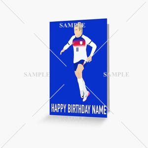 Lionesses Personalised Birthday Card (Hemp, Williamson, Russo or Mead)