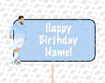 Man City Custom Cake Topper (Cherki or O'Reilly)