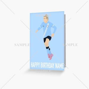 Man City Frauen Geburtstagskarte (Hanf, Kerolin oder Miedema)