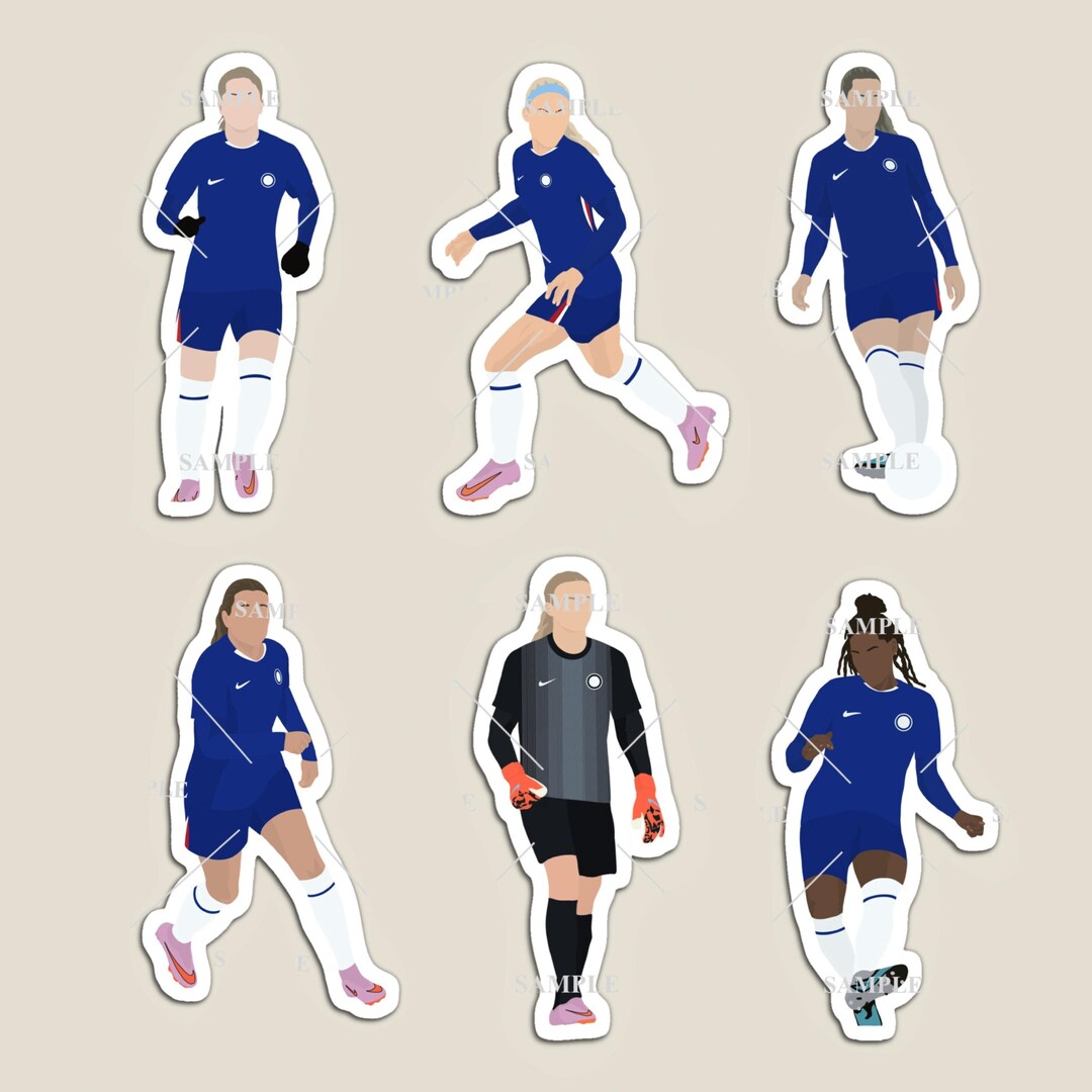 Small Chelsea Sticker Chelsea Women Stickers or Magnets (buchanan, Nusken, Carpenter, Kaptein ...