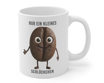 Realistic Coffee Bean Ceramic Mug