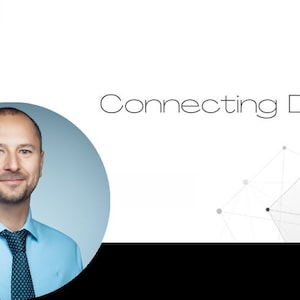LinkedIn profile banner — &quot;connecting dots&quot;
