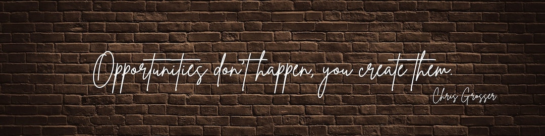 Linkedin Profile Banner — "wall" - Etsy