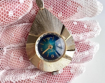 Montre Pendentif Vintage Royal - Mécanique, Fonctionne, En Bon état
