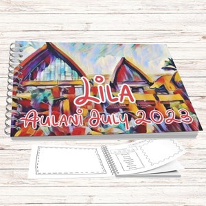 Personalized Aulani Autograph Book: Hawaii Trip Keepsake