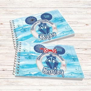 Personalized Halloween Cruise Autograph Book: Kids Travel Journal