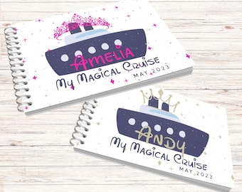 Personalized Cruise Autograph Book: Theme Park Vacation Journal