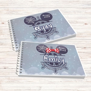Personalized Halloween Cruise Autograph Book: Kids Travel Journal