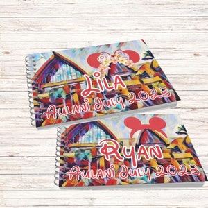 Personalized Aulani Autograph Book: Hawaii Trip Keepsake