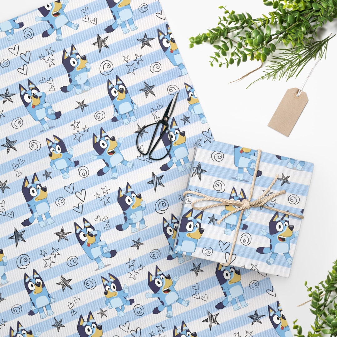 Bluey Wrapping Paper Etsy
