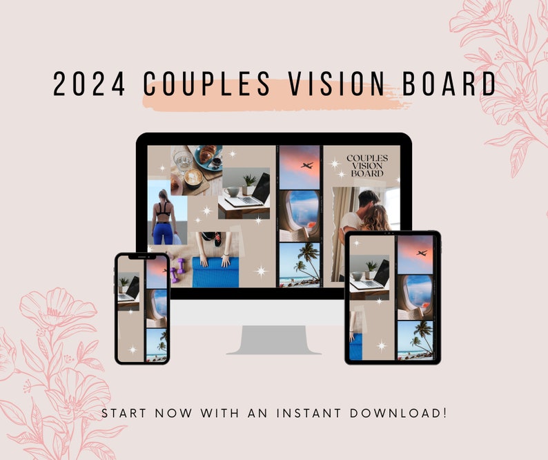 2024 Couples Vision Board/love Board/relationship Board - Etsy