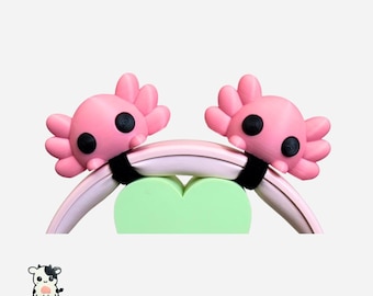 Cute Axolotl Headphones Attachment | Kawaii | Cute Office Decor | Gaming Accessories