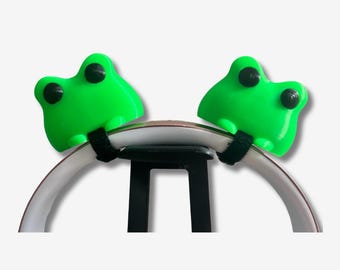 Cute Frog Headphones Attachment | Kawaii | Cute Office Decor | Gaming Accessories | Gamer