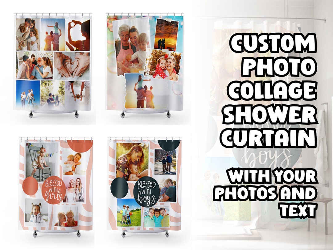 Custom Photo Shower Curtains Custom Image Shower Curtain Personalized