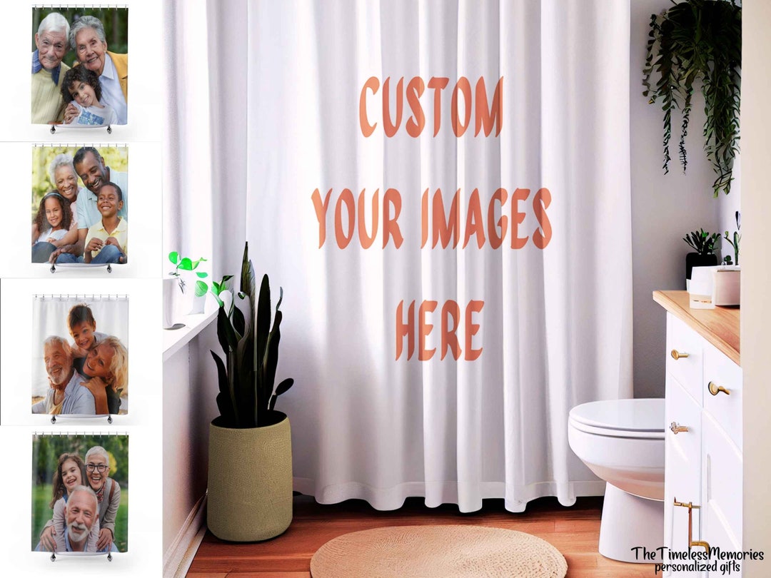 Custom Photo Shower Curtains Custom Image Shower Curtain Personalized
