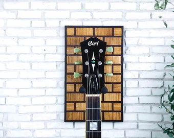 Custom Guitar Hanger Guitar Holder Guitar Hook Modern  Guitar Wall Mount Guitar Wall Hook Guitar Holder Wall Mount Guitar Mount Gift for him