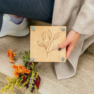 Mini kit de prensado de flores, kit de prensado de flores DIY, kit de prensado de plantas, preservación de flores DIY, prensa de flores para niños, prensa de flores portátil