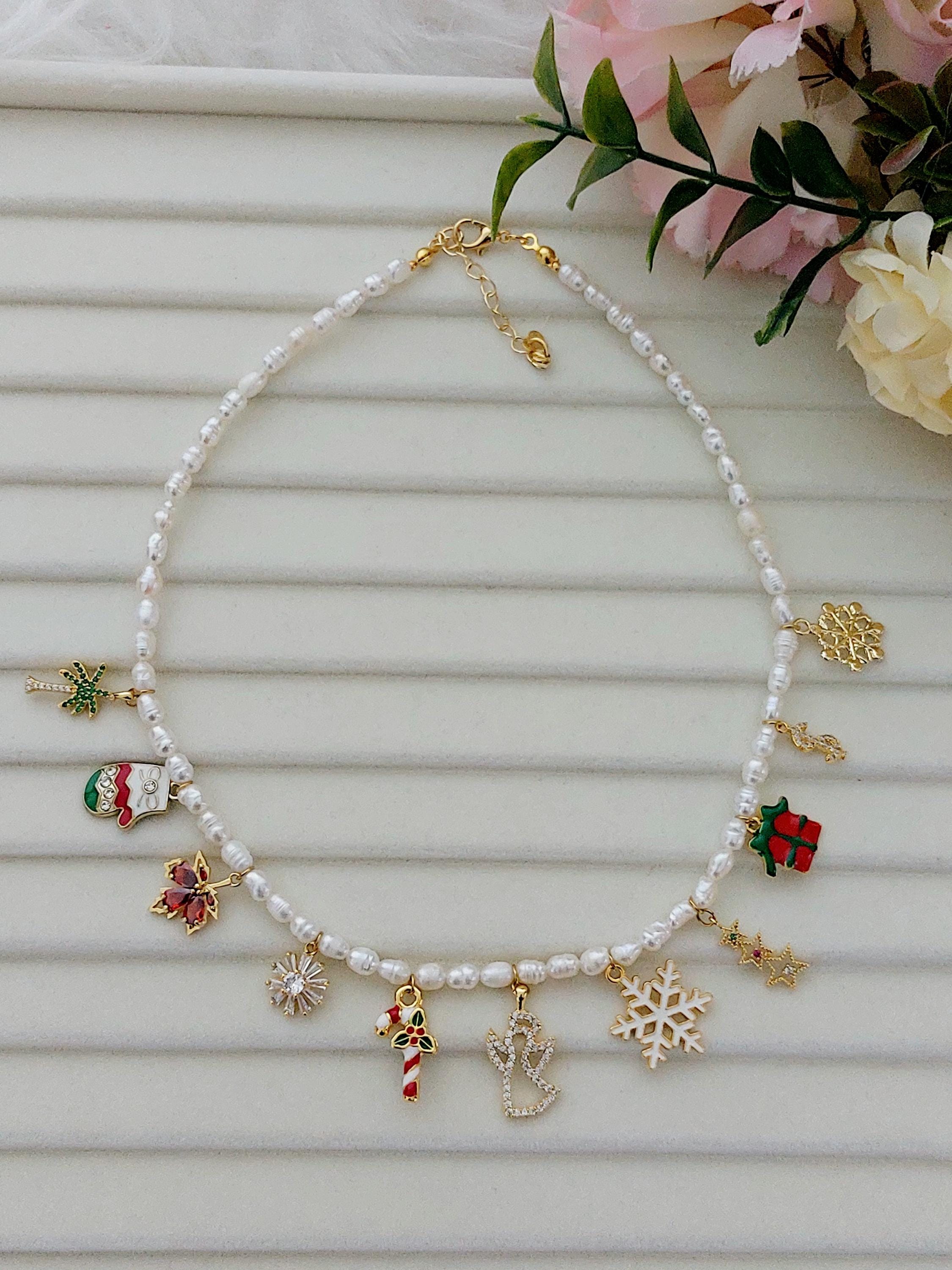 Collana Personalizzata Con Iniziale A Cuore E Perle - Foto 7