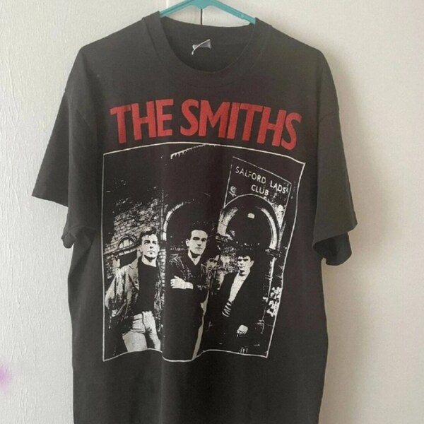 The Smiths T-Shirt, Vintage The Smiths Salford Lads Club album Shirt, The Smiths Rock Band TShirt, Vtg The Smiths 80S tour shirt 1479038421