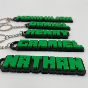Personalized Name Keychain.  Kids&#39; birthday party favors.