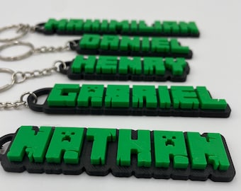 Personalized Name Keychain.  Kids' birthday party favors.