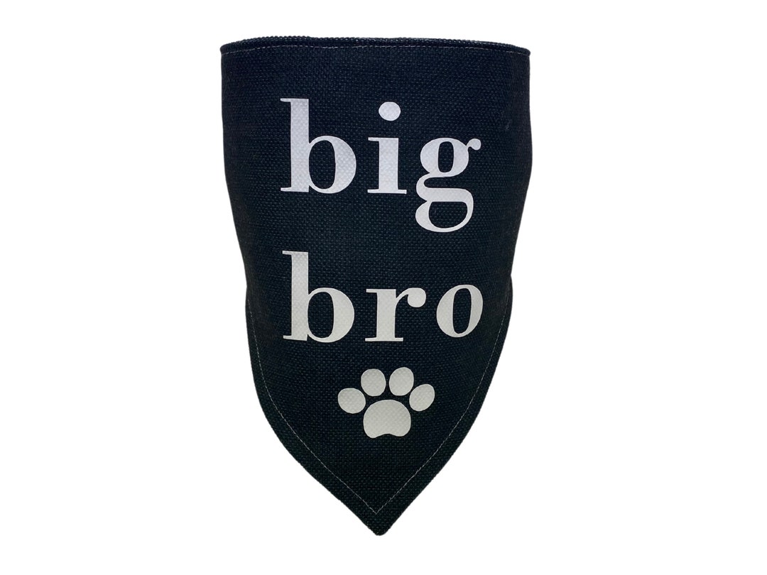 Big Bro Dog Bandana Big Brother Bandana for Pregnancy Etsy