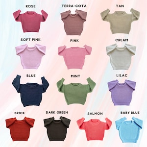 Baby Name Sweater: Custom Embroidered Newborn Sweater bild 7