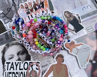 Taylor/ swiftie eras tour friendship bracelets trading bracelet