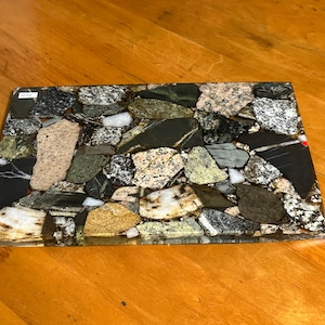 Maine Rock Cutting Board: Resin Serving Tray (12&quot; X 8&quot;)