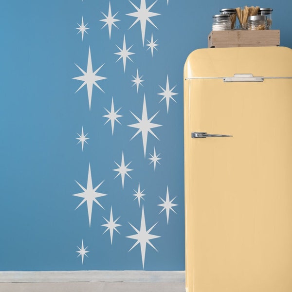 Retro Wall Decal Etsy