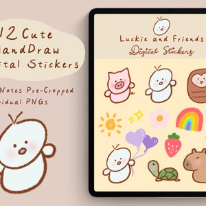Cute Digital Stickers / Goodnotes Stickers /Digital Planner Stickers