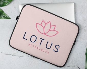 Laptop Sleeve inspired by the White Lotus resort and spa in 2 available sizes
