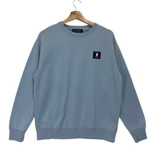 RARE!! Vintage Playboy Crewneck Sweatshirt Playboy Sweater Playboy Small Logo Crewneck Playboy Sweatshirt Size M