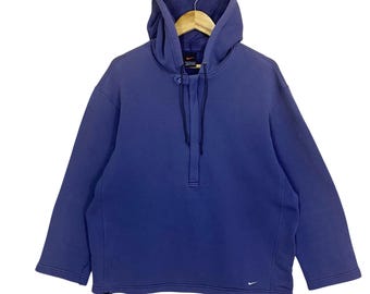 RARO!! Felpa vintage anni '90 Nike Swoosh Halfzip Felpa Nike Felpa Nike Small Swoosh Halfzip Taglia L