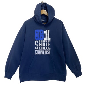 RARE!! Vintage 90s Converse Crewneck Hoodies Converse Sweater Converse Big Logo Pullover Hoodies Size M
