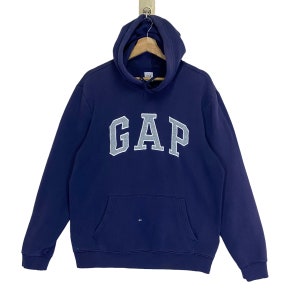 トップス 00s OLDGAP Biglogo pullover sweat Vintage GAP Fleece Hoodie Pullover Sweater Big Logo