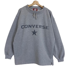 RARE!! Vintage 90s Converse Crewneck Sweatshirt Converse Sweater Converse Big Logo Crewneck Sweatshirt Size XL