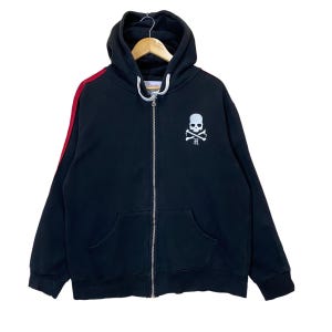 RARE!! Hydrogen Sportsware Zipper Hoodie Hydrogen Sweater Hydrogen Sportsware Big Logo Full Zip Hoodies Size M