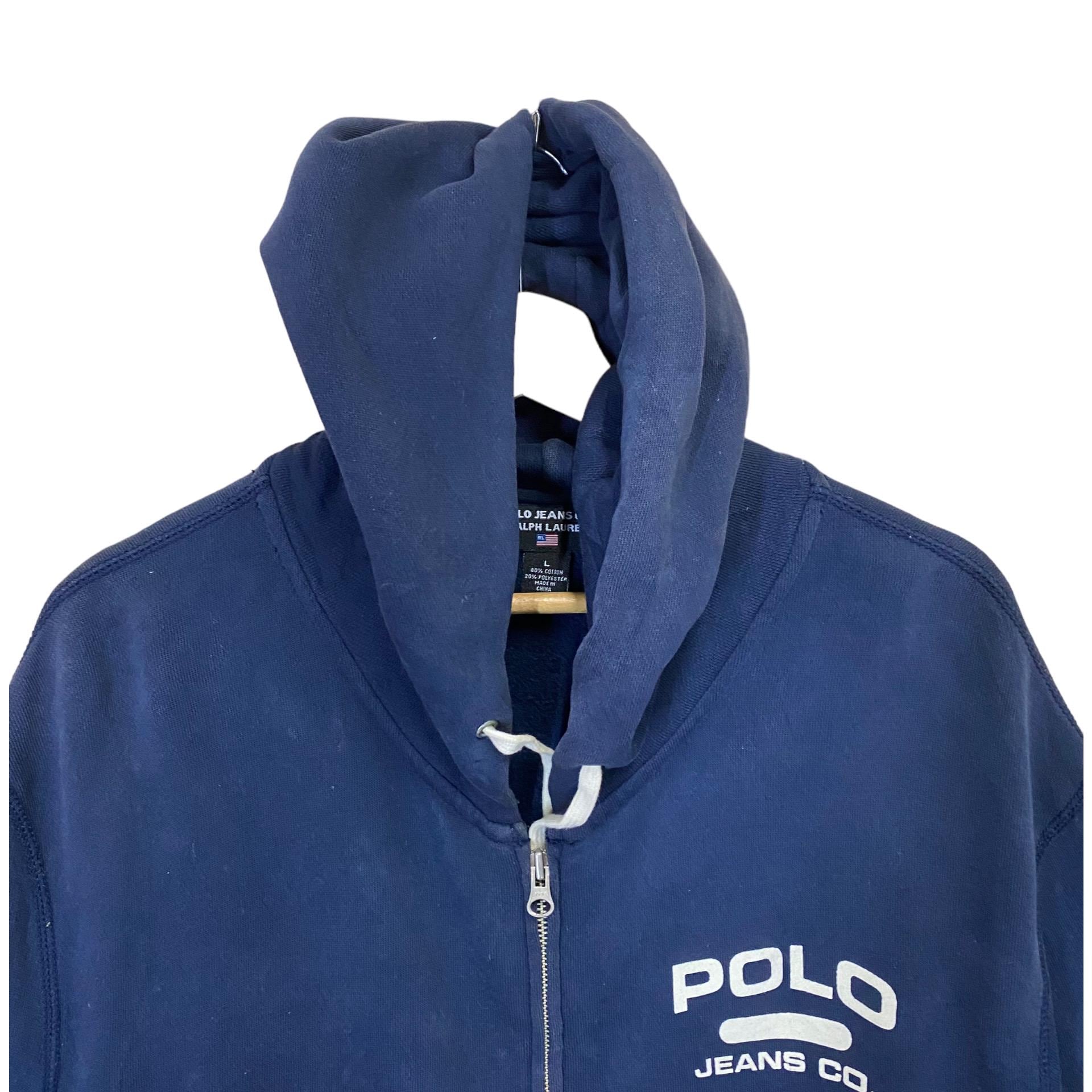 Vintage 90s Polo Jeans Co Ralph Lauren Fullzip Hoodie Polo Jeans
